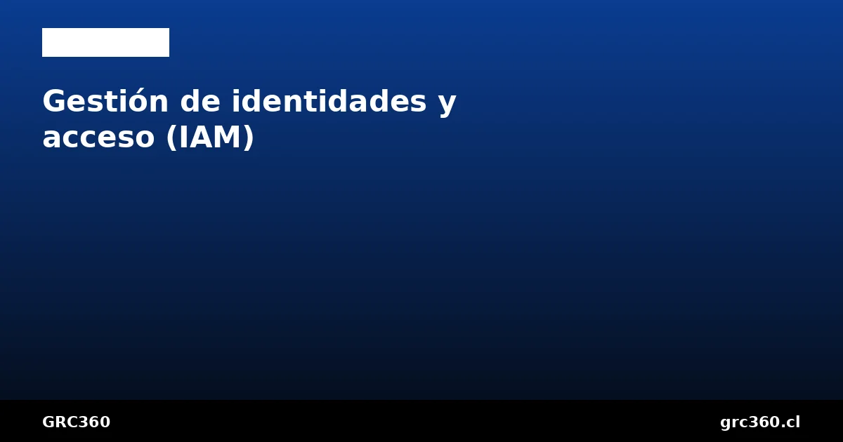 Gestión identidades acceso IAM ISO 27001 controles A.5.15 A.8.5 MFA PAM