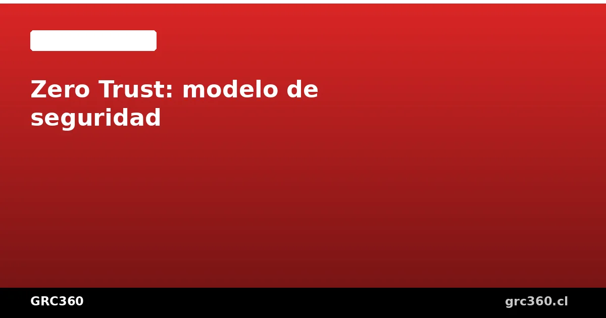 Modelo de seguridad Zero Trust para empresas